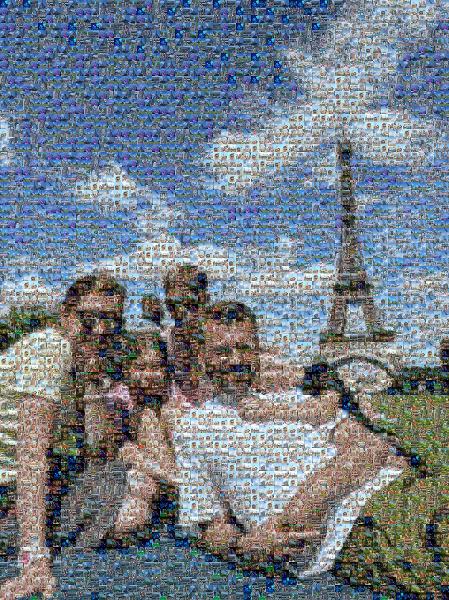 Champ De Mars photo mosaic