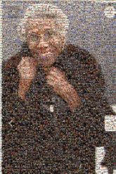 Fur clothing Fur clothing past Clothing Eyewear Glasses Vision Care Hairstyle Mouth Fashion Facial expression Smile