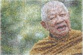 Phra Dhamma Mongkol Yarn Phra Dhamma Mongkol Yarn Wat Dhammamongkol Meditation Dharma Dharma Wat หลวงพ่อวิริยังค์ สิรินฺธโร (สมเด็จพระญาณวชิ วิสุทธิ Buddha Chin Cheek Forehead Nose Happiness Mouth Eye Temple Wrinkle Facial expression