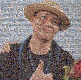 Garden roses Garden roses Hat Headgear Facial expression Happiness Sun hat Fedora Flower bouquet Portrait photography Wrinkle Costume Hat