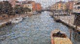 Giardini Papadopoli Boat Water Mode of transport Body of water Waterway Watercraft Boats and boating--Equipment and supplies Channel Canal Watercourse