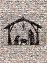 Nativity scene Christmas Advent Nativity scene Nativity of Jesus Christmas Ornament Religious Text Advent Calendar Manger Isaiah 9 Pockets of Learning Graphics Silhouette Happiness Clip art Holiday