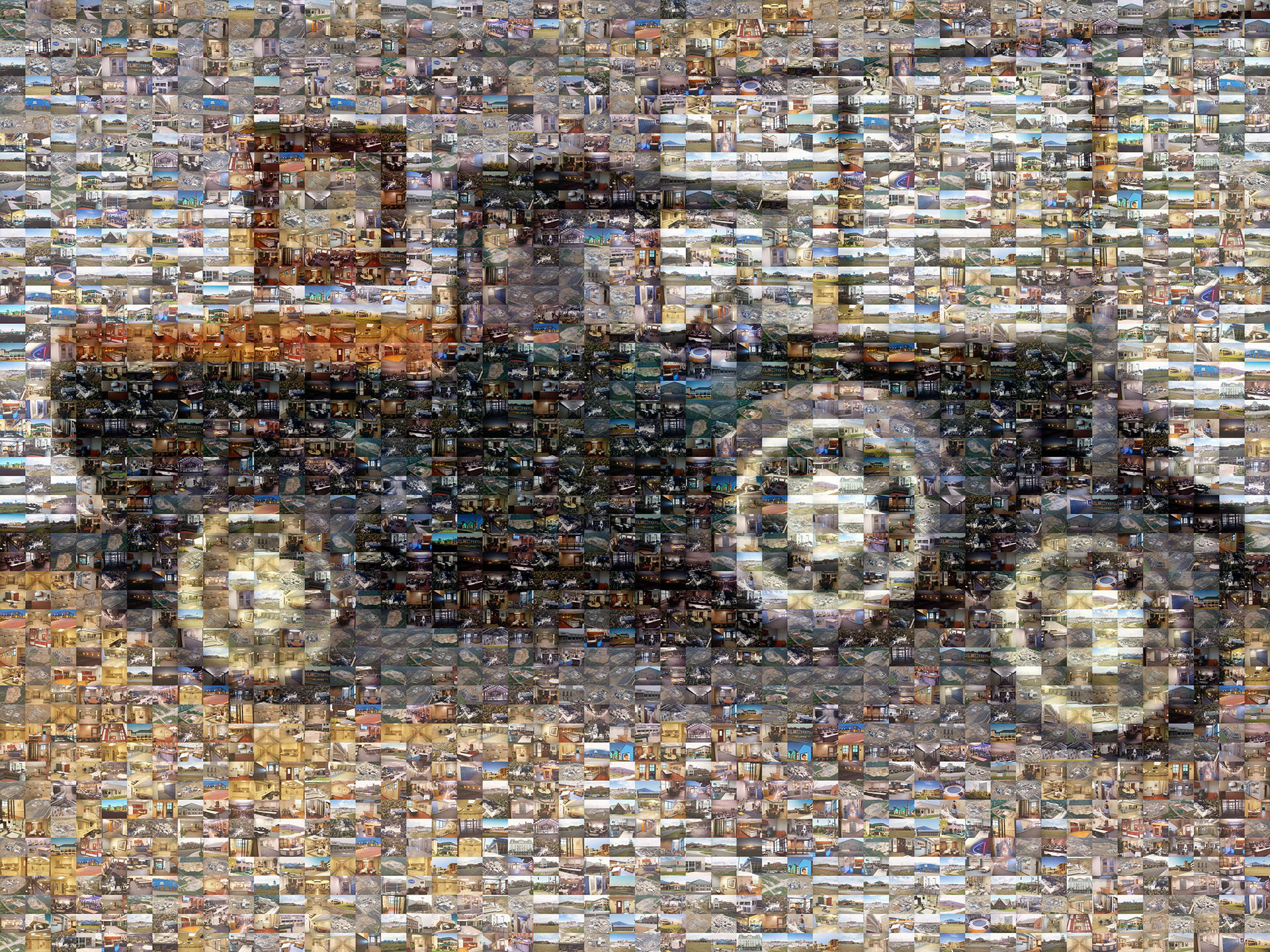 photo mosaic created using 325 company photos