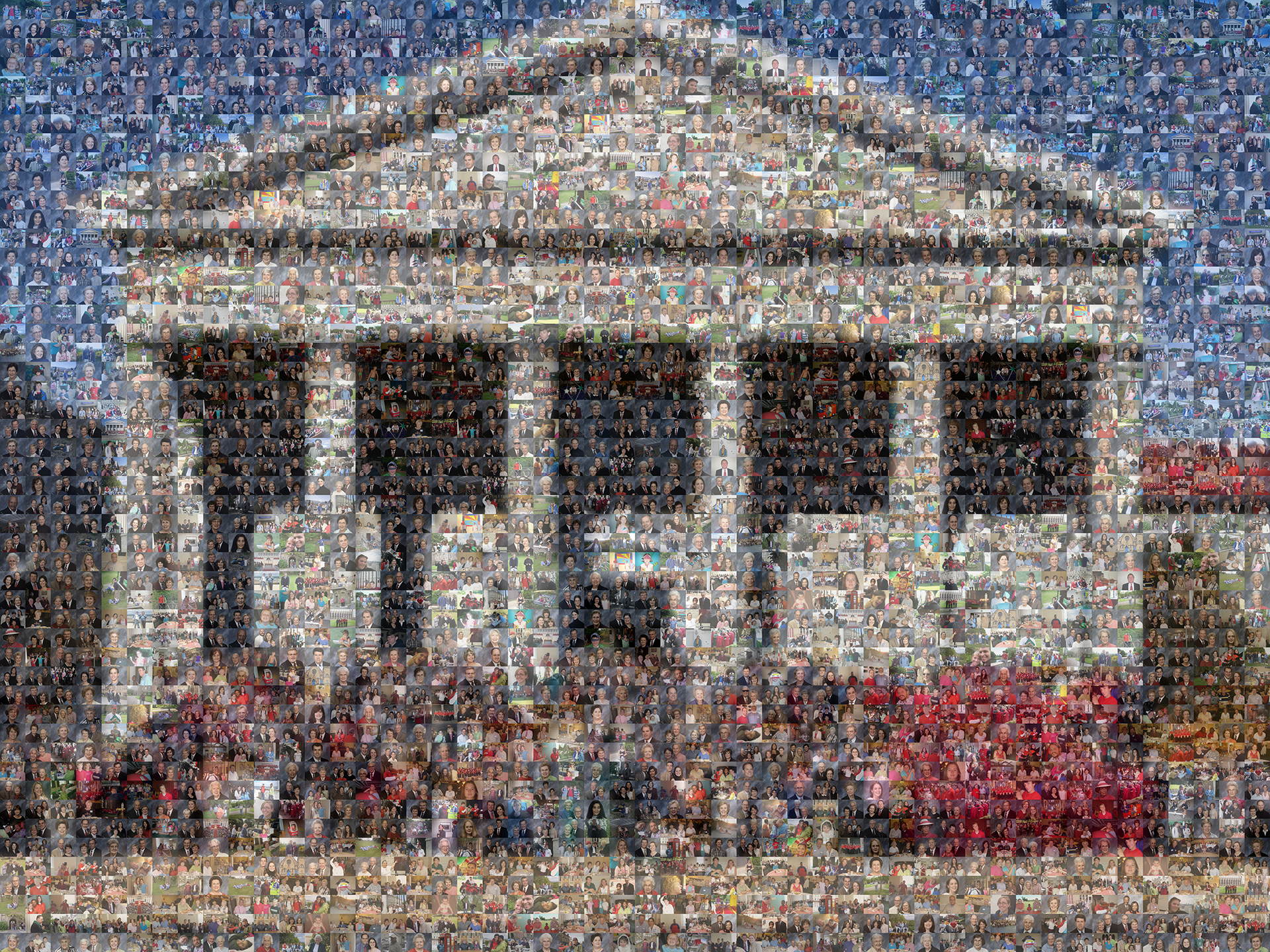 photo mosaic church fund raising mosaic poster using 530 customer selected photos