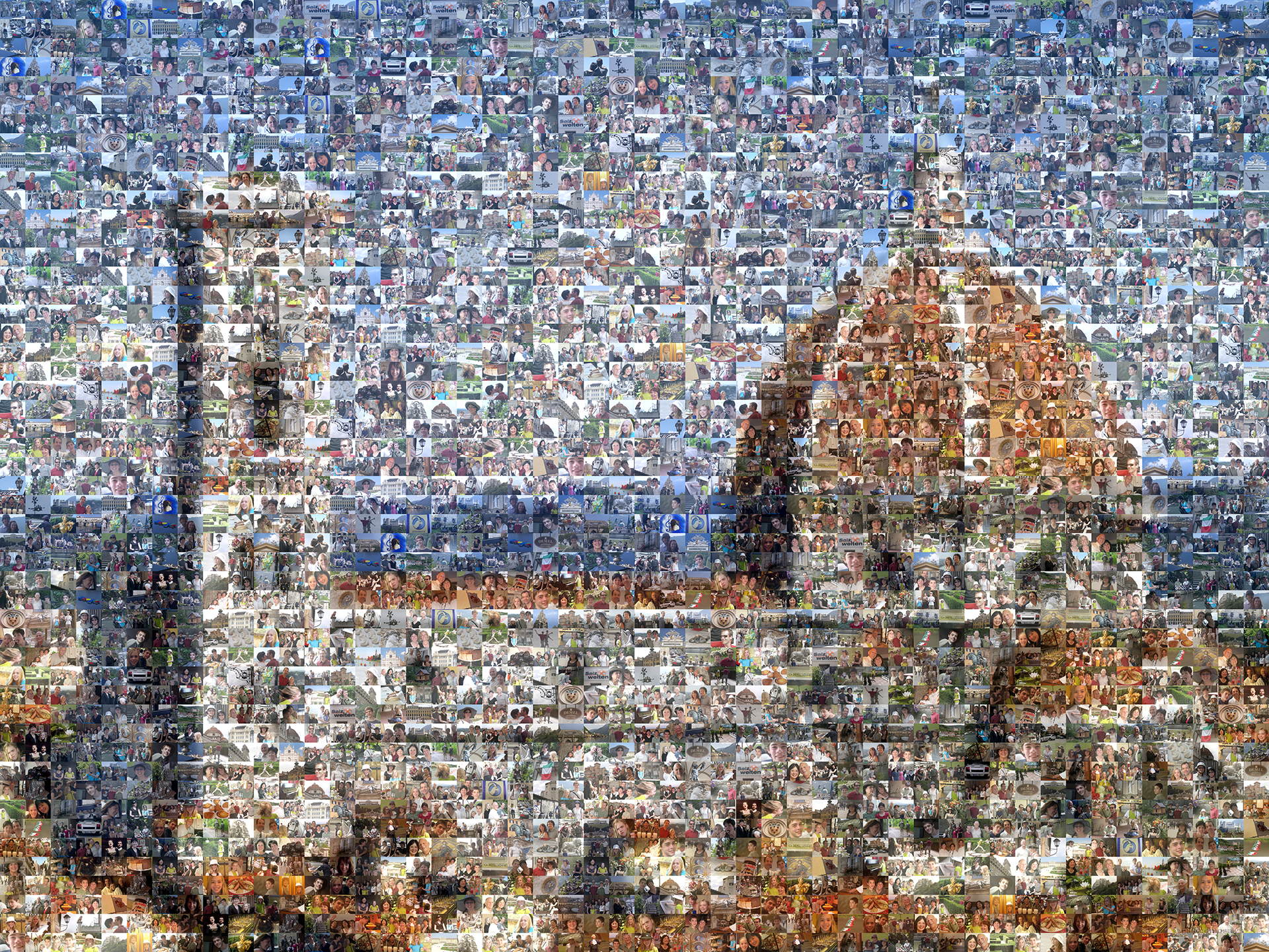 photo mosaic 284 vacation photos