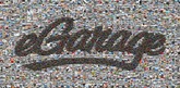 a collection of over 6700 automobiles make up this eGarage mosaic mural