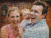 created using 582 family photos