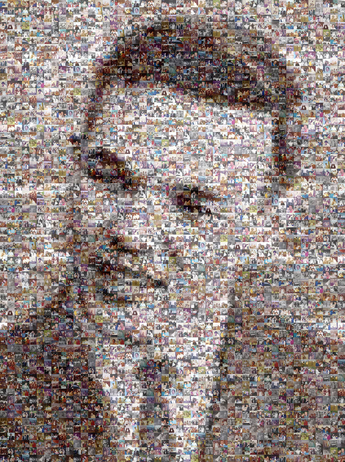 photo mosaic created using 272 customer selected photos