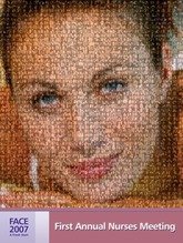 Corporate mosaic poster created using 350 customer selected photos