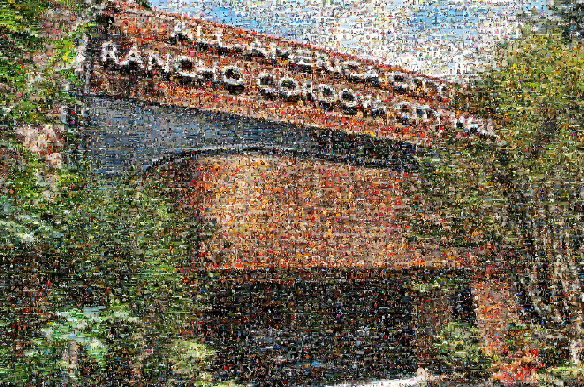 photo mosaic created using over 5180 event photos