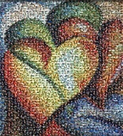 Hearts Mosaic