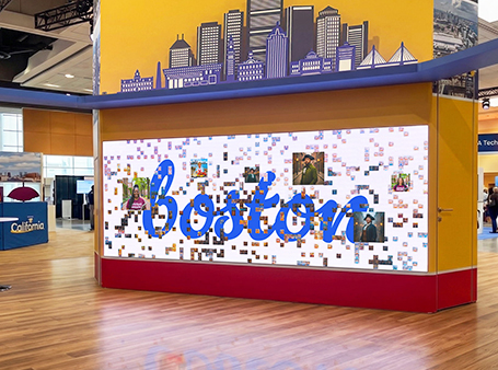 The City of Boston at PCMA AI photo mosaic in Philadelphia, PA