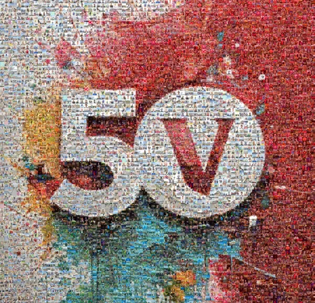 Employee engagement mosaic.