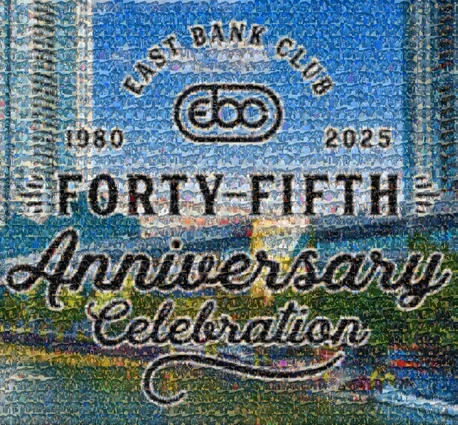 Anniversary celebration mosaic.